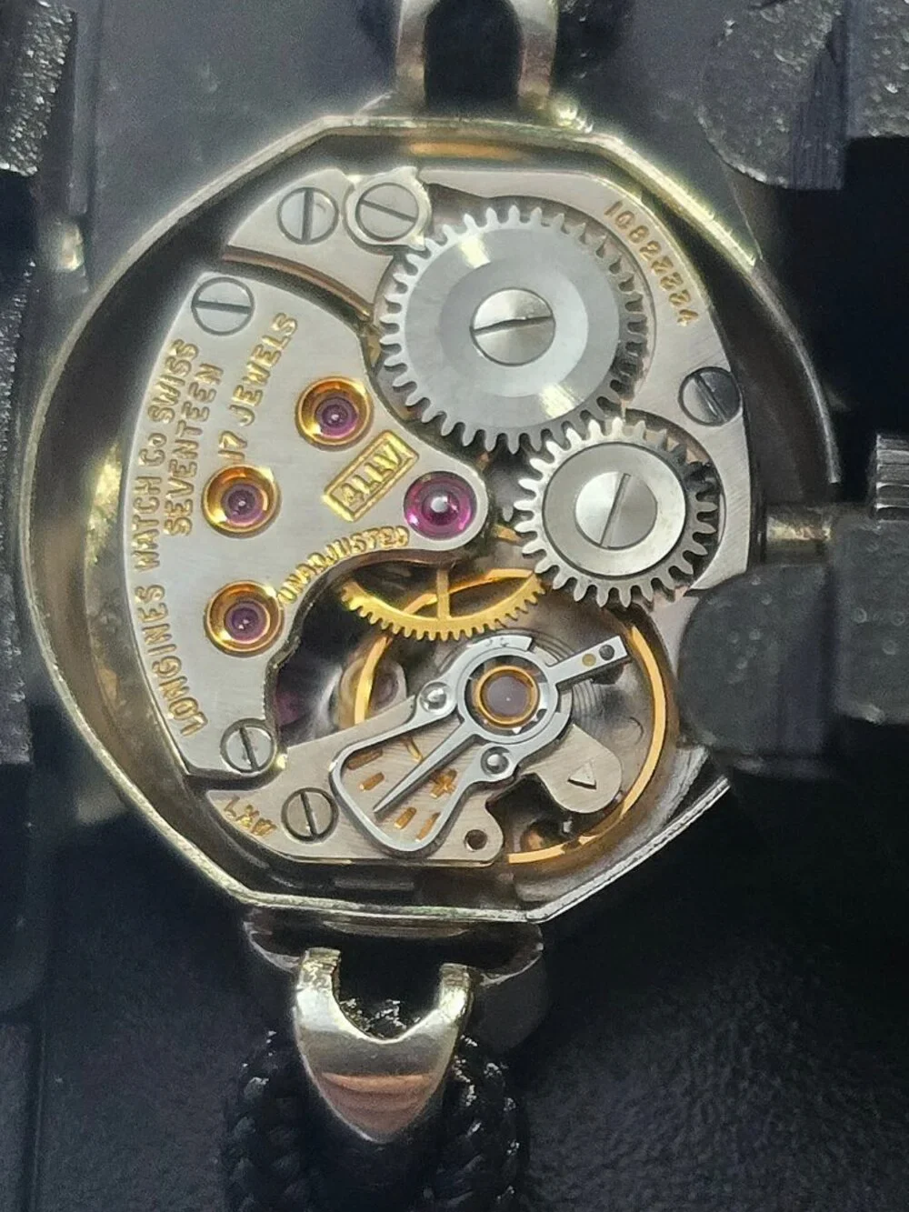 1958 Longines Women's Watch, Gold Plated, Runs, 17 Jewels, Swiss